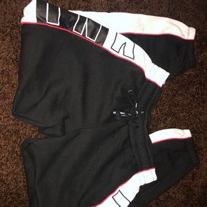 Pink size small joggers sweatpants.